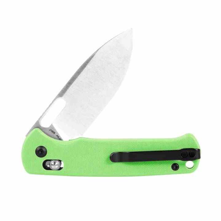 Couteau CJRB Hectare Green Lame Acier AR-RPM9 Sand Polish Manche G10 Crossbar IKBS Clip J1935GN - Livraison Gratuite