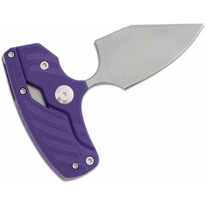 Couteau CIVIVI Typhoeus Purple Push Dagger Lame Acier 14C28N Black Manche Aluminum Etui Cuir CIVC210362 - Livraison Gratuite