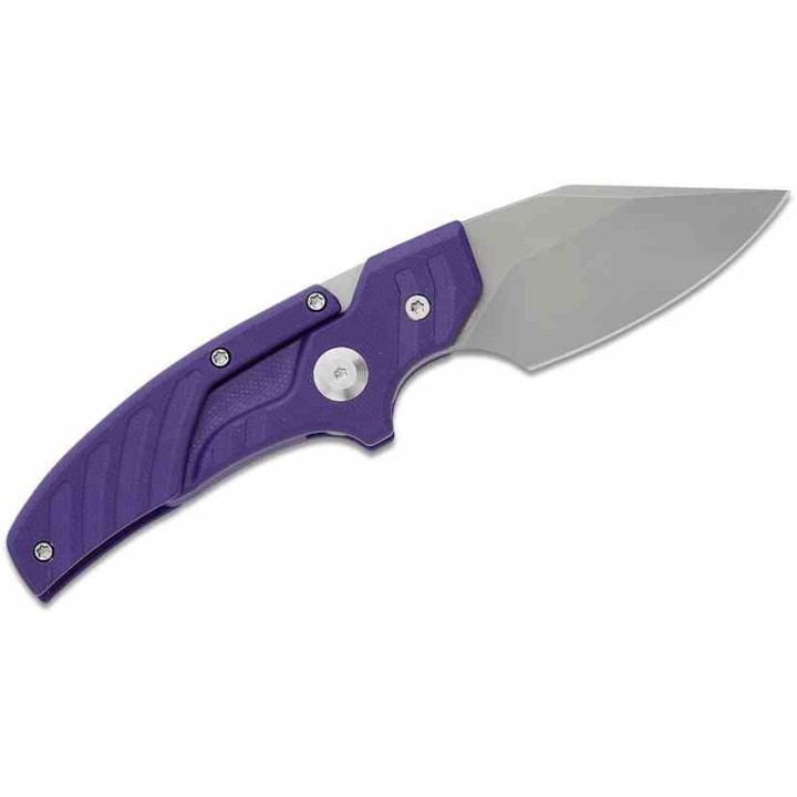 Couteau CIVIVI Typhoeus Purple Push Dagger Lame Acier 14C28N Black Manche Aluminum Etui Cuir CIVC210362 - Livraison Gratuite
