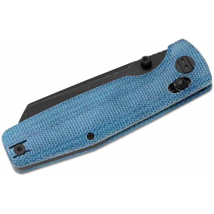 Couteau Bestech Slasher Blue Manche Micarta Lame Acier D2 IKBS Axis Lock Clip BTKG56C2 - Livraison Gratuite