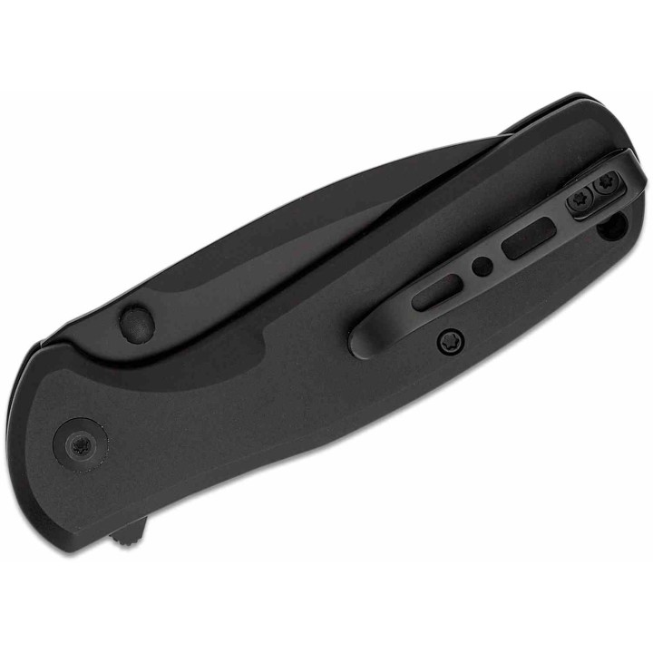 Couteau Sencut ArcBlast Black Lame Acier 9Cr18MoV Black Manche Alu Button Lock IKBS Clip S22043B1 - Livraison Gratuite