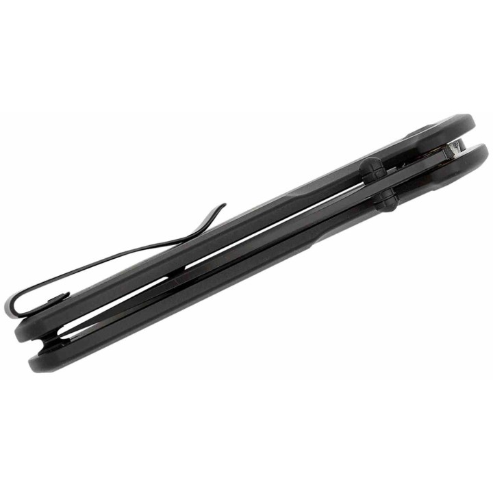 Couteau Sencut ArcBlast Black Lame Acier 9Cr18MoV Black Manche Alu Button Lock IKBS Clip S22043B1 - Livraison Gratuite