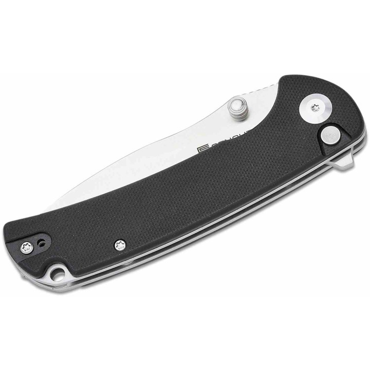 Couteau Sencut Pulsewave Black Lame Acier 9Cr18MoV Satin Manche G10 Button Lock IKBS Clip S230321 - Livraison Gratuite