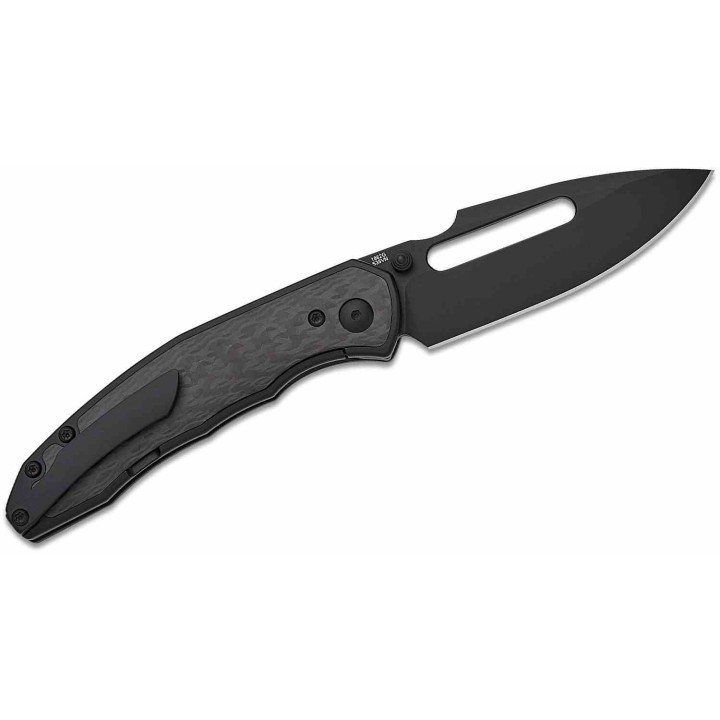 Couteau ArtisanCutlery Boa Black Manche Titane/Fibre Carbone Lame Acier S35VN Black IKBS ATZ1862GCF - Livraison Gratuite