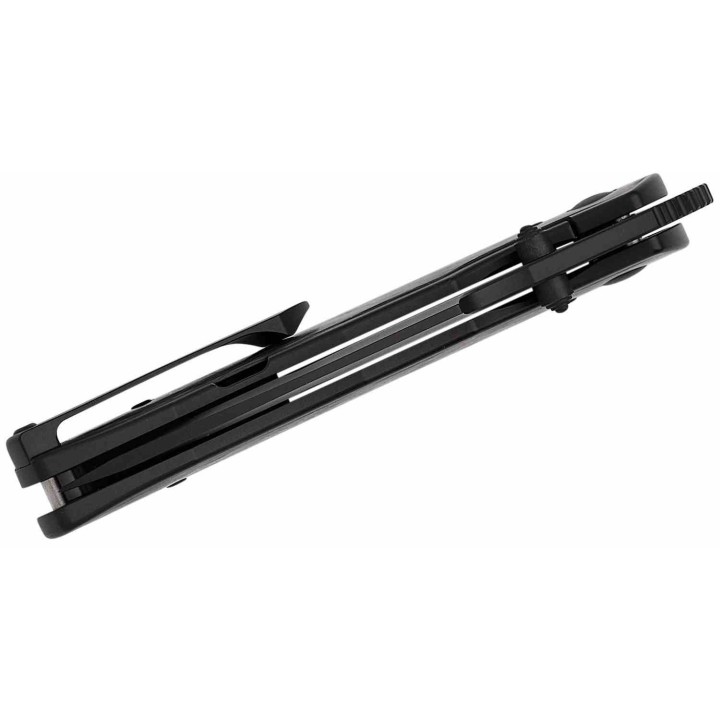 Couteau ArtisanCutlery Boa Black Manche Titane/Fibre Carbone Lame Acier S35VN Black IKBS ATZ1862GCF - Livraison Gratuite