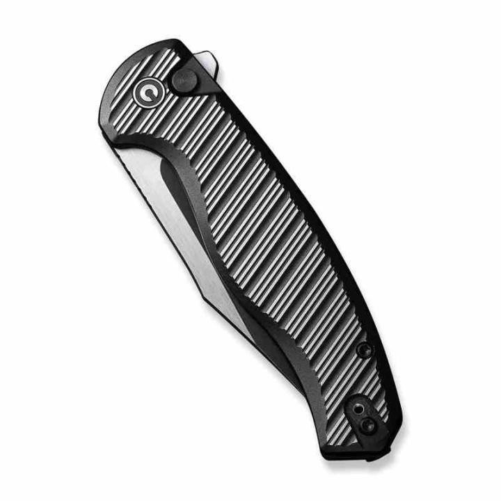 Couteau CIVIVI Stormhowl Black Lame Acier Nitro-V 2 Tons Manche Alum IKBS Button Lock Clip CIVC23040B1 - Livraison Gratuite