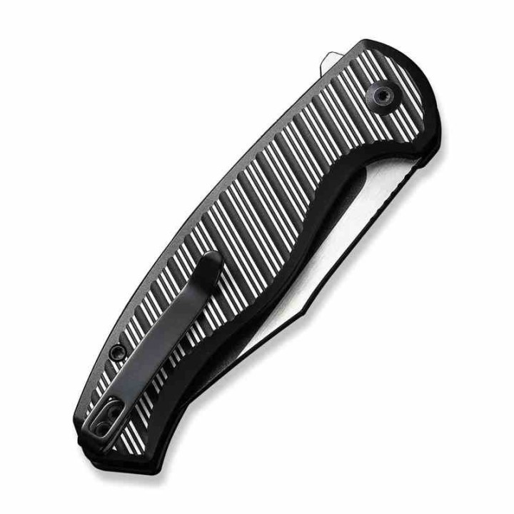 Couteau CIVIVI Stormhowl Black Lame Acier Nitro-V 2 Tons Manche Alum IKBS Button Lock Clip CIVC23040B1 - Livraison Gratuite