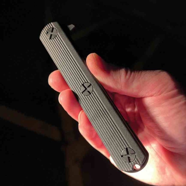 Couteau KA BAR Ek Folder Lame Acier S35VN Black Manche GFN Linerlock Clip EK201 - Livraison Gratuite