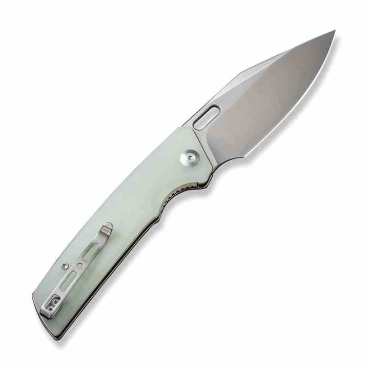 Couteau Sencut GlideStrike Jade Lame Acier 9Cr18MoV Clip Point Manche G10 IKBS Linerlock Clip S230182 - Livraison Gratuite