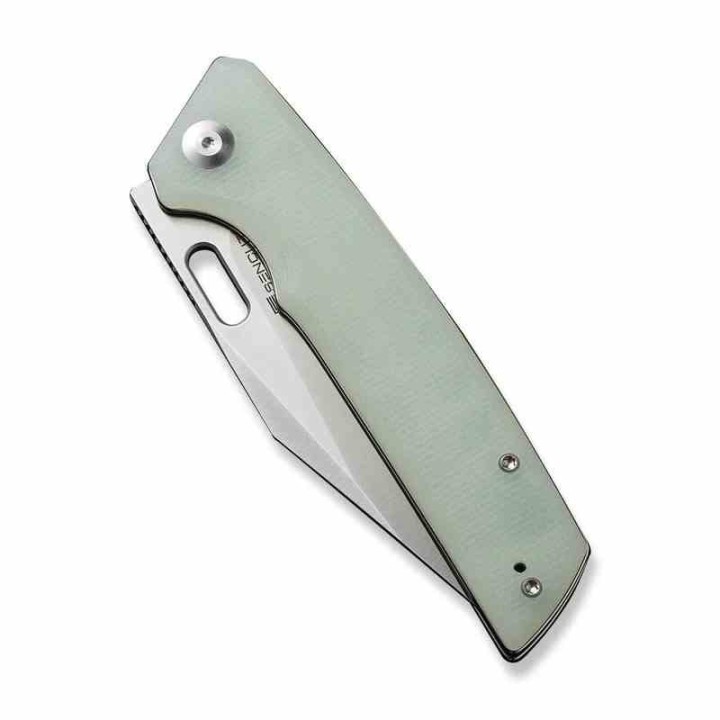 Couteau Sencut GlideStrike Jade Lame Acier 9Cr18MoV Clip Point Manche G10 IKBS Linerlock Clip S230182 - Livraison Gratuite