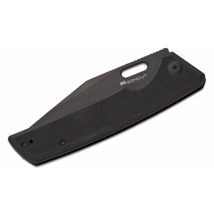 Couteau Sencut GlideStrike Black Lame Acier 9Cr18MoV Clip Point Manche G10 IKBS Linerlock Clip S230181 - Livraison Gratuite