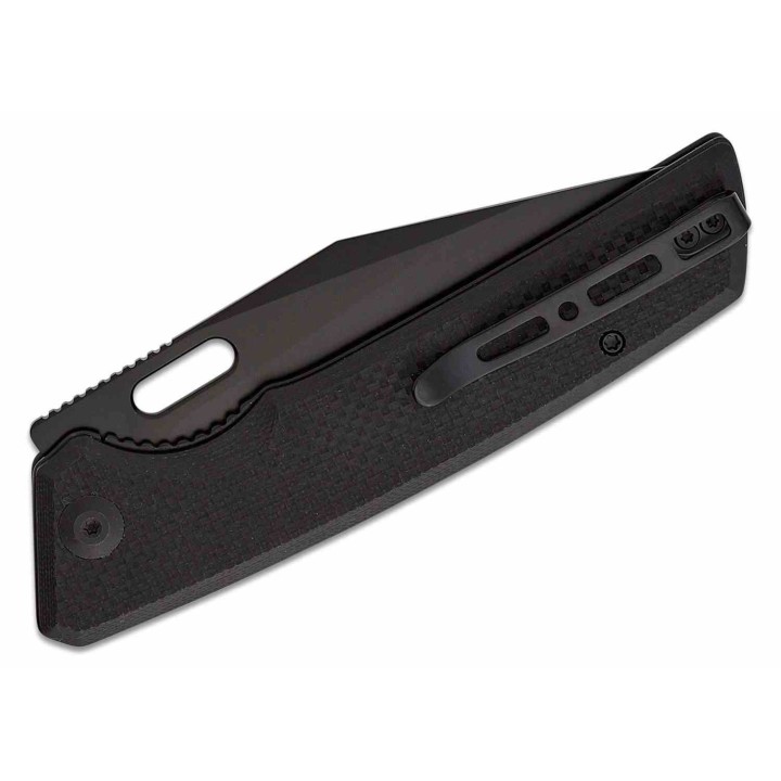 Couteau Sencut GlideStrike Black Lame Acier 9Cr18MoV Clip Point Manche G10 IKBS Linerlock Clip S230181 - Livraison Gratuite