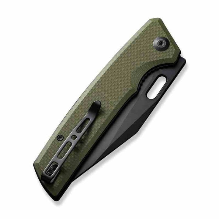 Couteau Sencut GlideStrike OD Green Lame Acier 9Cr18MoV Clip Point Manche G10 IKBS Linerlock Clip S230183 - Livraison Gratuite