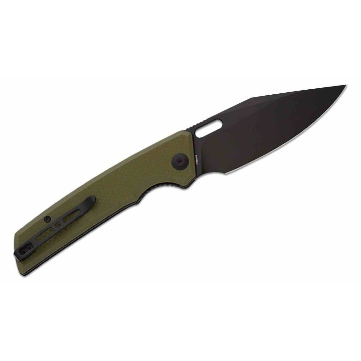 Couteau Sencut GlideStrike OD Green Lame Acier 9Cr18MoV Clip Point Manche G10 IKBS Linerlock Clip S230183 - Livraison Gratuite