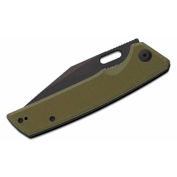 Couteau Sencut GlideStrike OD Green Lame Acier 9Cr18MoV Clip Point Manche G10 IKBS Linerlock Clip S230183 - Livraison Gratuite