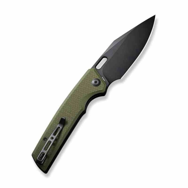 Couteau Sencut GlideStrike OD Green Lame Acier 9Cr18MoV Clip Point Manche G10 IKBS Linerlock Clip S230183 - Livraison Gratuite
