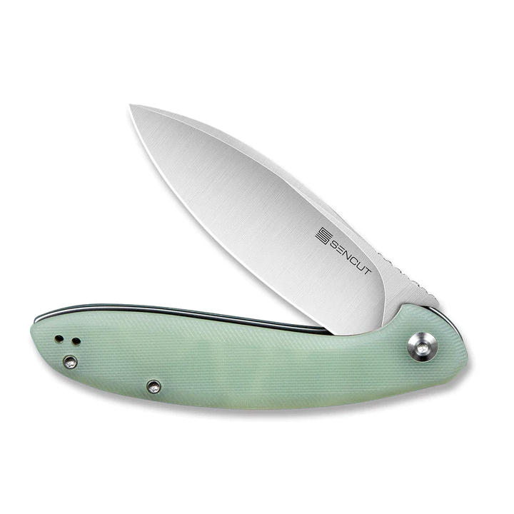 Couteau SENCUT San Angelo Jade Manche G10 Lame Acier 9Cr18MoV IKBS S210032 - Livraison Gratuite
