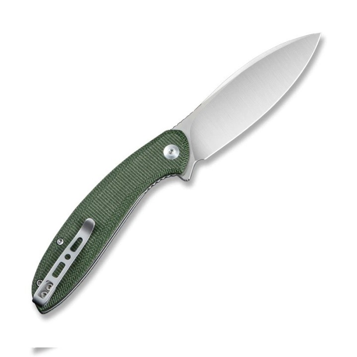 Couteau SENCUT San Angelo Green Manche Micarta Lame Acier 9Cr18MoV IKBS S210033 - Livraison Gratuite
