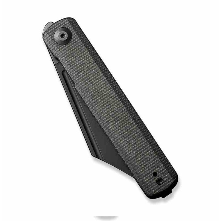 Couteau Sencut Bronte Front Green Manche Micarta Lame Acier 9Cr18MoV IKBS Linerlock Clip SA08F - Livraison Gratuite