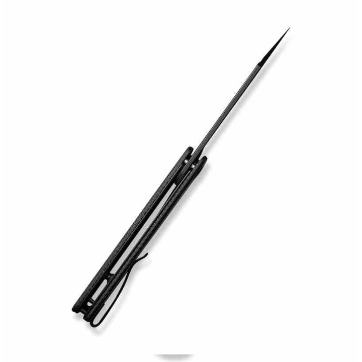 Couteau Sencut Bronte Front Green Manche Micarta Lame Acier 9Cr18MoV IKBS Linerlock Clip SA08F - Livraison Gratuite