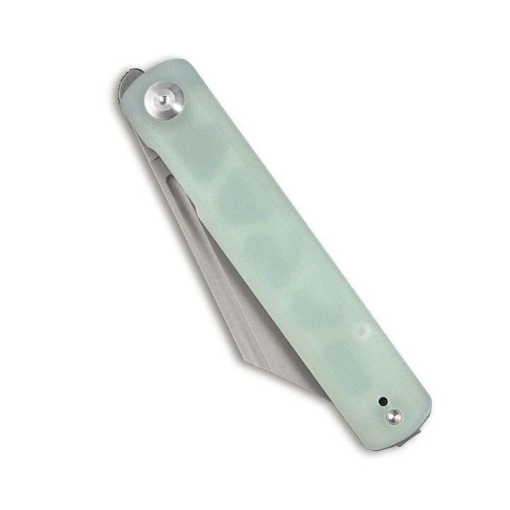 Couteau Sencut Bronte Front Jade Manche G10 Lame Acier 9Cr18MoV IKBS Linerlock Clip SA08C - Livraison Gratuite