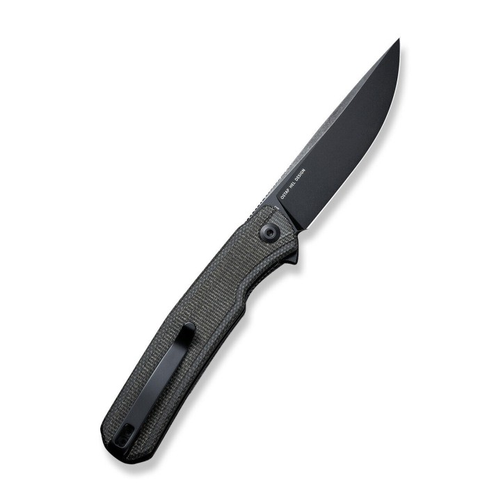 Couteau Sencut Scitus Green Micarta Lame Acier D2 IKBS Linerlock Clip S210423 - Livraison Gratuite