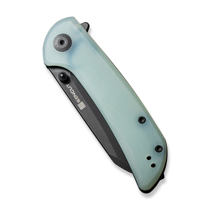 Couteau Sencut Fritch Jade Lame Acier 9Cr18MoV Manche G10 IKBS Linerlock Clip S220142 - Livraison Gratuite