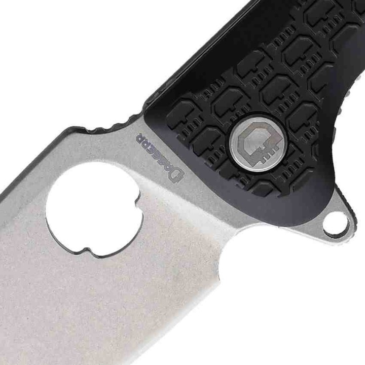 Couteau Daggerr Knives Resident Black Manche FRN Lame Acier 8Cr14MoV Linerlock Clip DGRRSFBKSW - Livraison Gratuite