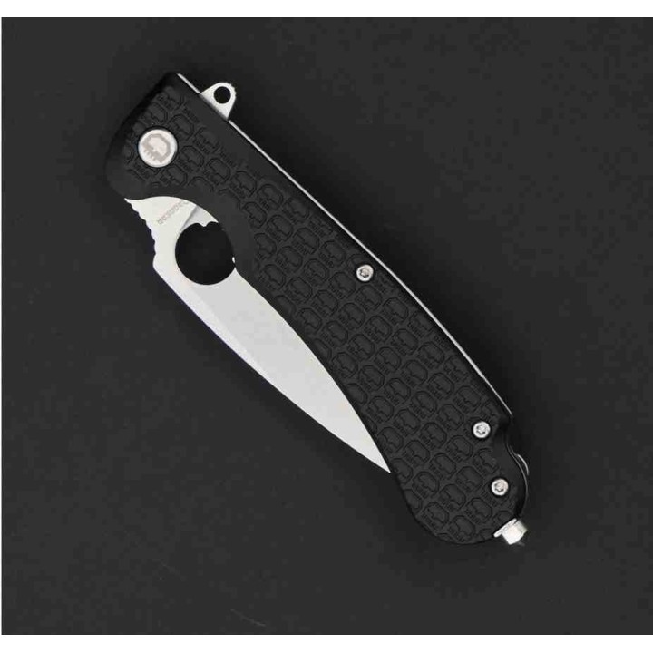 Couteau Daggerr Knives Resident Black Manche FRN Lame Acier 8Cr14MoV Linerlock Clip DGRRSFBKSW - Livraison Gratuite