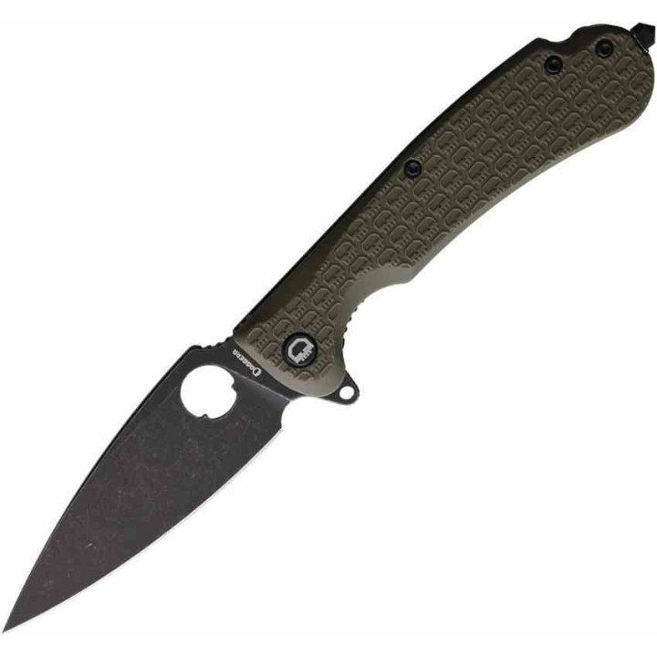 Couteau Daggerr Knives Resident Olive Manche FRN Lame Acier 8Cr14MoV Linerlock Clip DGRRSFOLBW - Livraison Gratuite
