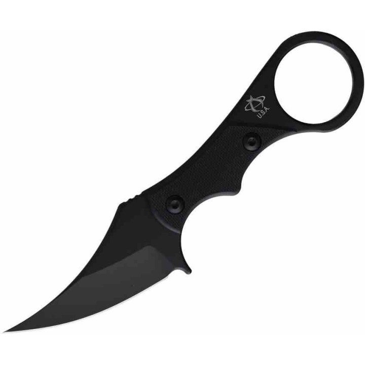 Couteau Mantis Sabot I Karambit Lame Acier 154CM Manche Black G10 Etui Kydex MAN8295 - Livraison Gratuite