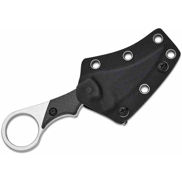 Couteau Mantis Sabot II Karambit Lame Acier M390 Manche Black Carbon Fiber Etui Kydex MAN8325 - Livraison Gratuite