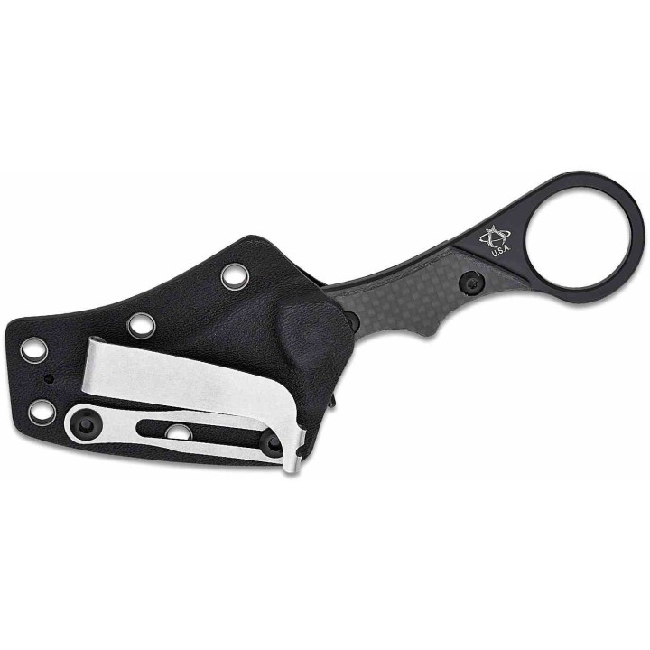 Couteau Mantis Sabot II Karambit Lame Acier M390 Manche Black Carbon Fiber Etui Kydex MAN8318 - Livraison Gratuite