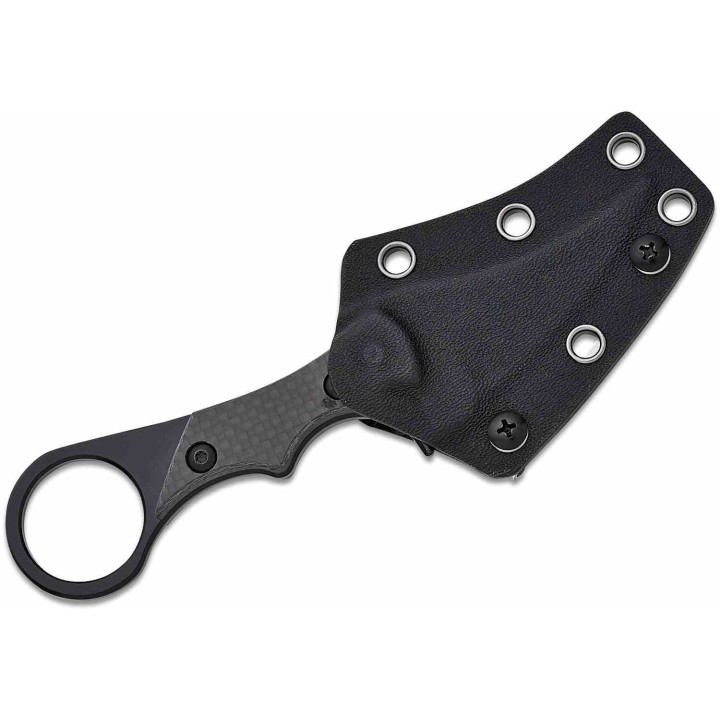 Couteau Mantis Sabot II Karambit Lame Acier M390 Manche Black Carbon Fiber Etui Kydex MAN8318 - Livraison Gratuite