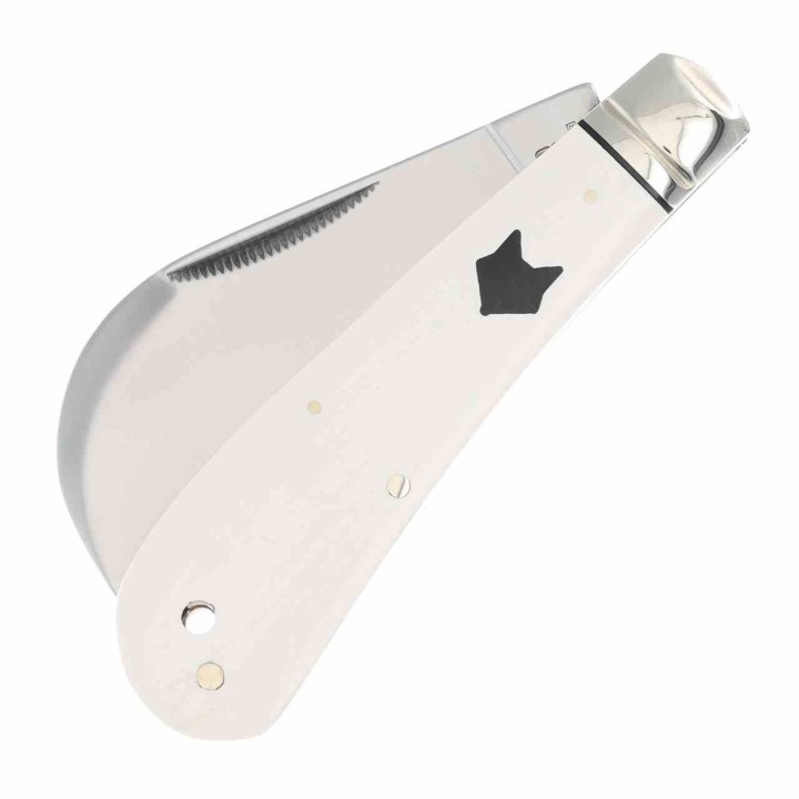 Couteau Rough Ryder Arctic Fox Hawkbill Micarta Handle 440 Blade Slip Joint RR2543 - Livraison Gratuite