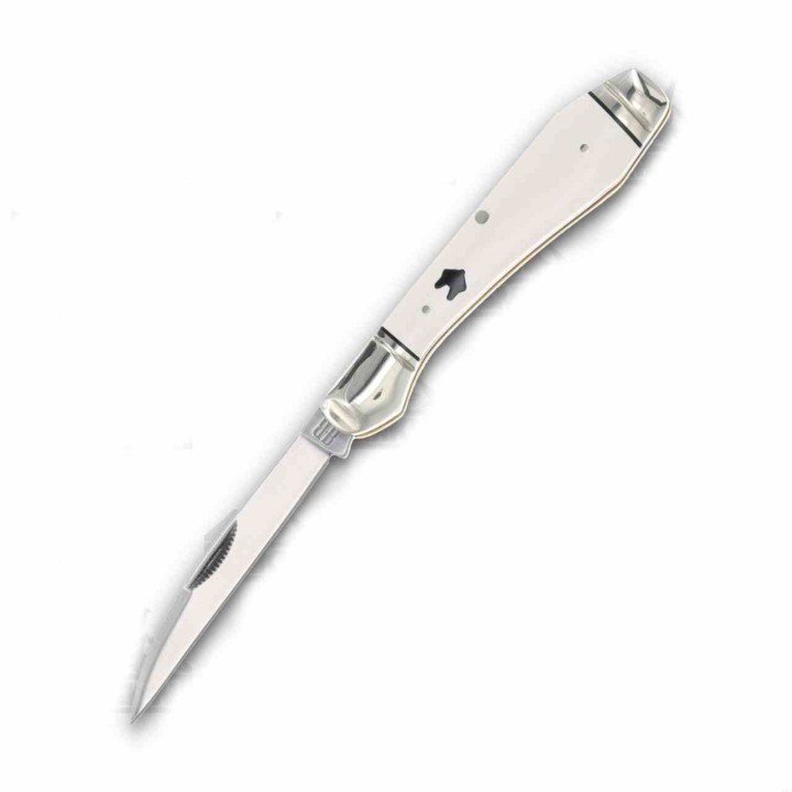 Couteau Rough Ryder Arctic Fox Wharncliffe Folder Manche Micarta Lame Acier 440 Slip Joint RR2308 - Livraison Gratuite