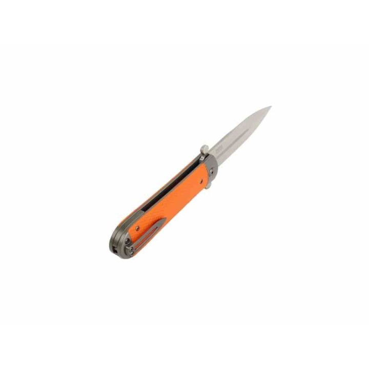 Couteau Ganzo Adimanti Samson Orange Lame Acier D2 Manche G10 Linerlock Clip GASAMSONOR - Livraison Gratuite