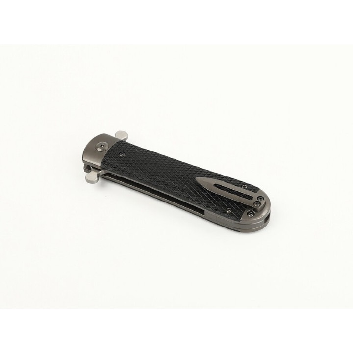 Couteau Ganzo Adimanti Samson Black Lame Acier D2 Manche G10 Linerlock Clip GASAMSONBK - Livraison Gratuite