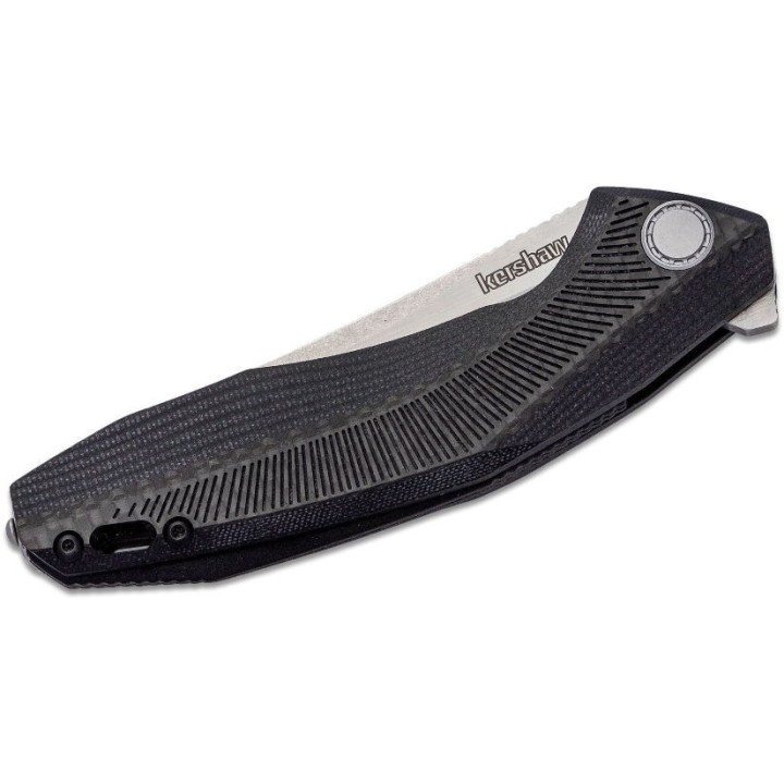 Couteau Kershaw Tumbler Lame Acier D2 Manche G10/Fibre de Carbone Framelock KS4038 - Livraison Gratuite