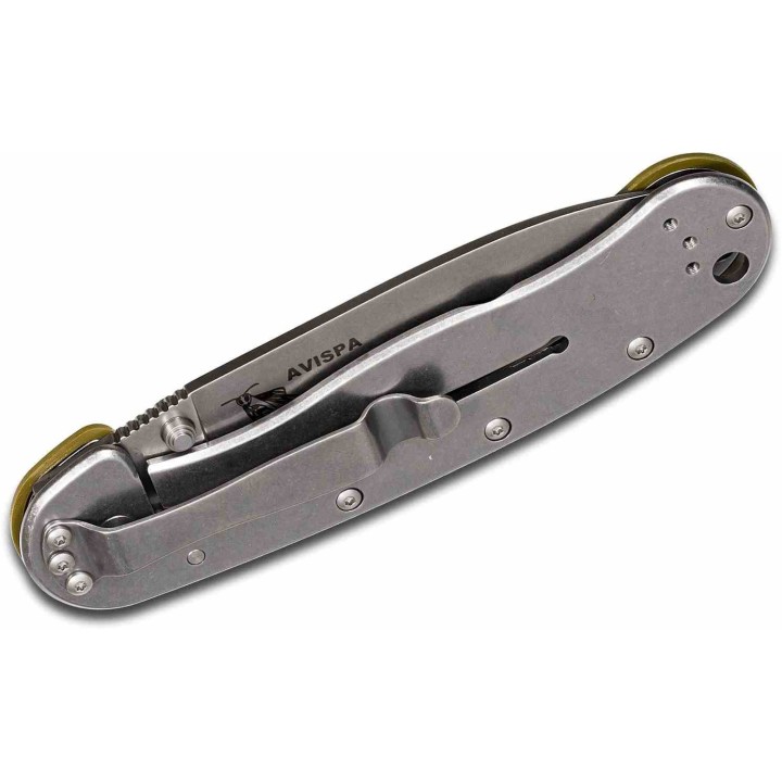 Couteau Esee Avispa Od Green Lame Acier D2 Manche FRN Framelock BRK1302OD - Livraison Gratuite