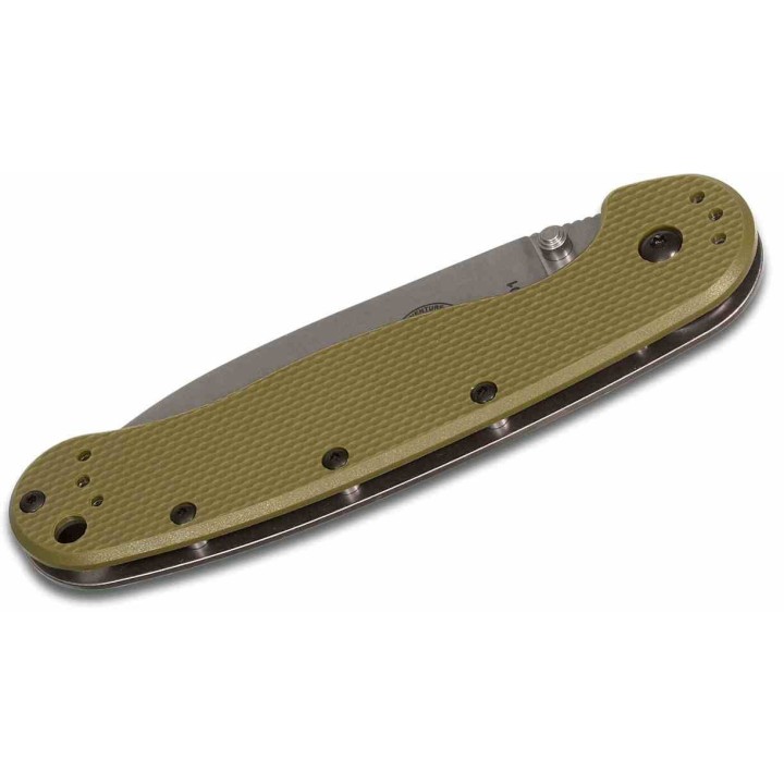 Couteau Esee Avispa Od Green Lame Acier D2 Manche FRN Framelock BRK1302OD - Livraison Gratuite