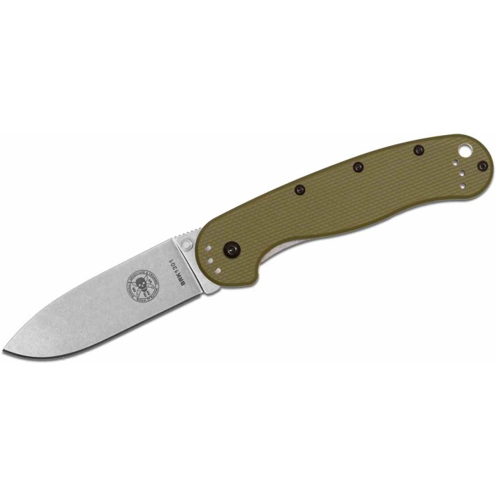 Couteau Esee Avispa Od Green Lame Acier D2 Manche FRN Framelock BRK1302OD - Livraison Gratuite