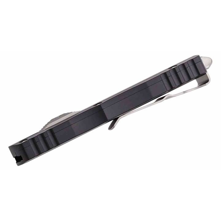 ﻿Couteau Automatique Microtech 225-10AP Dirac AUTO OTF Double Edge Dagger Manche Black Alu USA MCT22510 - Livraison Gratuite