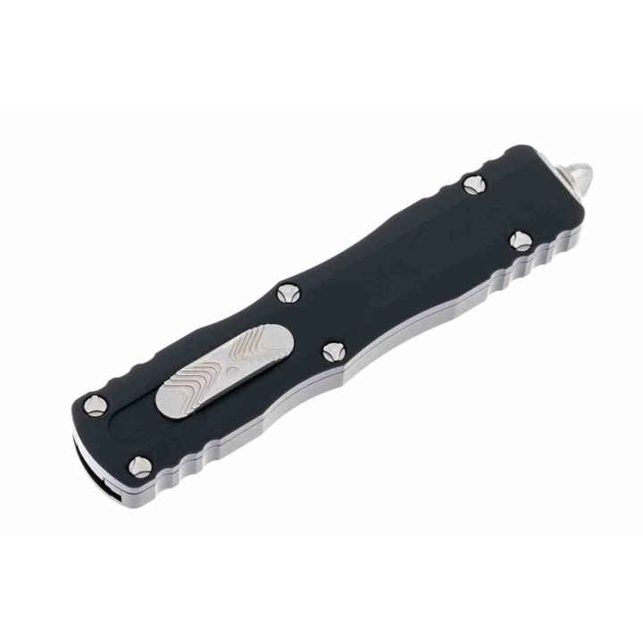 ﻿Couteau Automatique Microtech 225-10AP Dirac AUTO OTF Double Edge Dagger Manche Black Alu USA MCT22510 - Livraison Gratuite