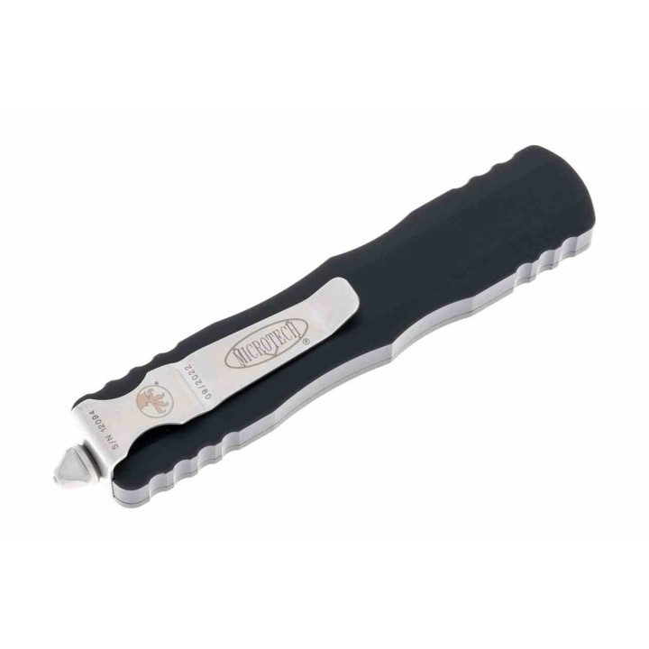 ﻿Couteau Automatique Microtech 225-10AP Dirac AUTO OTF Double Edge Dagger Manche Black Alu USA MCT22510 - Livraison Gratuite