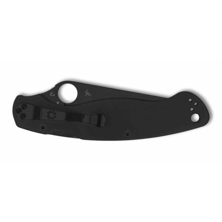 Couteau Spyderco Military 2 Compression Lock Lame Acier S30V Black Manche G10 Clip Made USA SC36GPBK2 - Livraison Gratuite