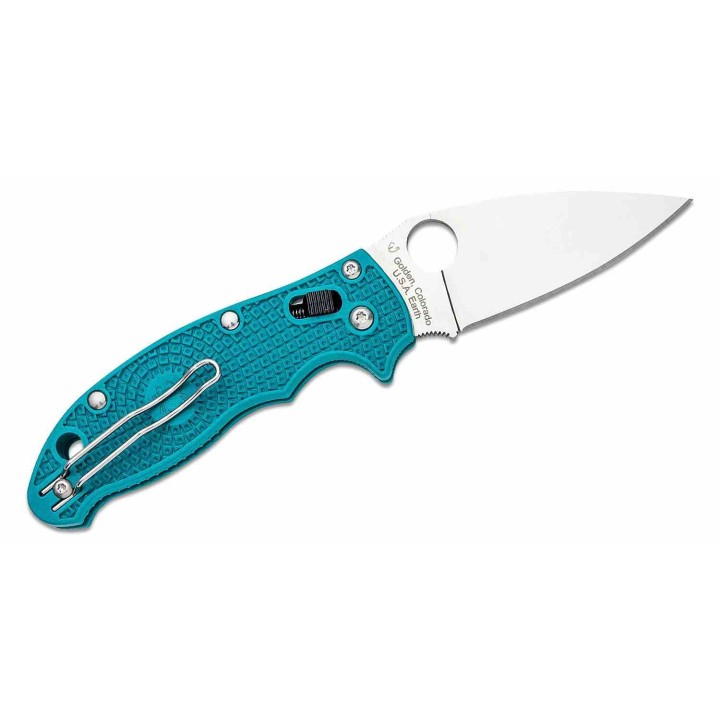 Couteau Spyderco Manix 2 Ball Bearing Lock Lame Acier CPM-SPY27 Manche Cobalt Blue FRCP USA SC101PCBL2 - Livraison Gratuite