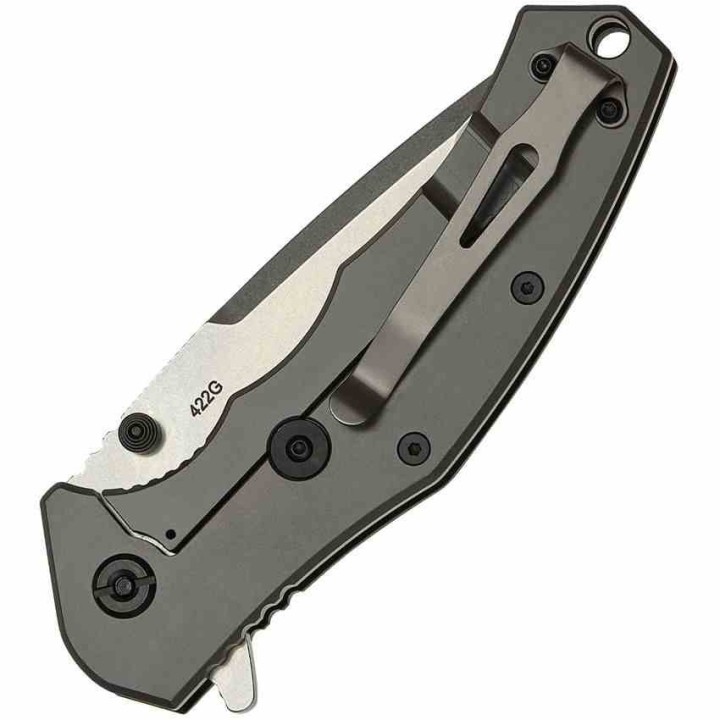 Couteau SKIF Griffin Black Manche G10 Lame Tanto Acier 9Cr18MoV SW IKBS Framelock Clip SKF422SE - Livraison Gratuite