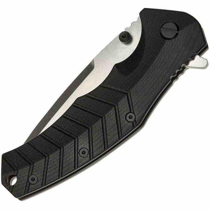Couteau SKIF Griffin Black Manche G10 Lame Tanto Acier 9Cr18MoV SW IKBS Framelock Clip SKF422SE - Livraison Gratuite