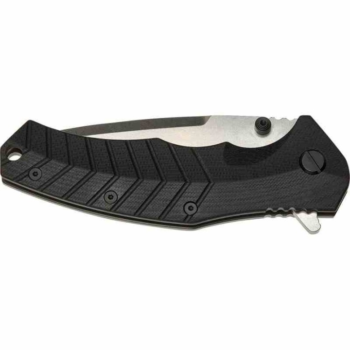 Couteau SKIF Griffin Black Manche G10 Lame Tanto Acier 9Cr18MoV SW IKBS Framelock Clip SKF422SE - Livraison Gratuite